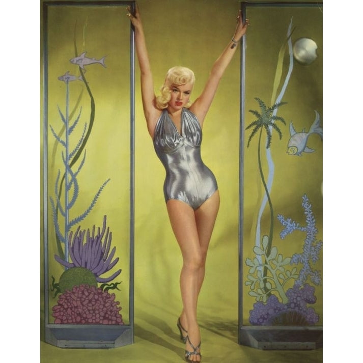 Diana Dors - Silver One Piece Photo Print (8 x 10) - Item DAP16806 Image 1