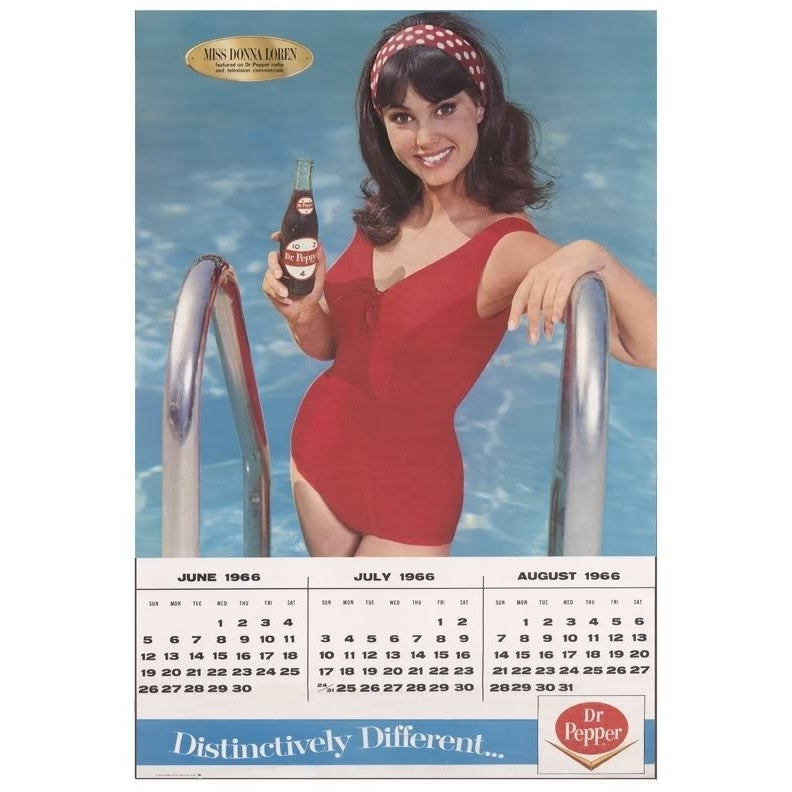 Donna Loren - Dr.Pepper Calander Photo Print (8 x 10) - Item DAP17027 Image 1