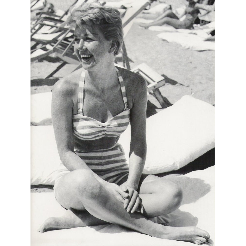 Doris Day - Laughing in Stripped Bikini Photo Print (8 x 10) - Item DAP17145 Image 1