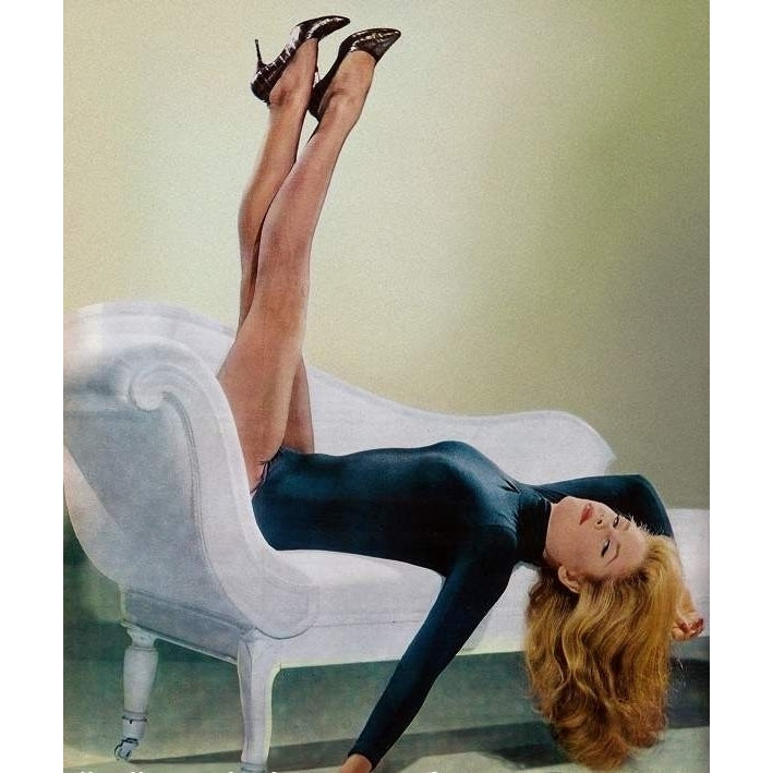 Elizabeth Montgomery - Laying over Chaise With Legs UP Photo Print (8 x 10) - Item DAP17649 Image 1