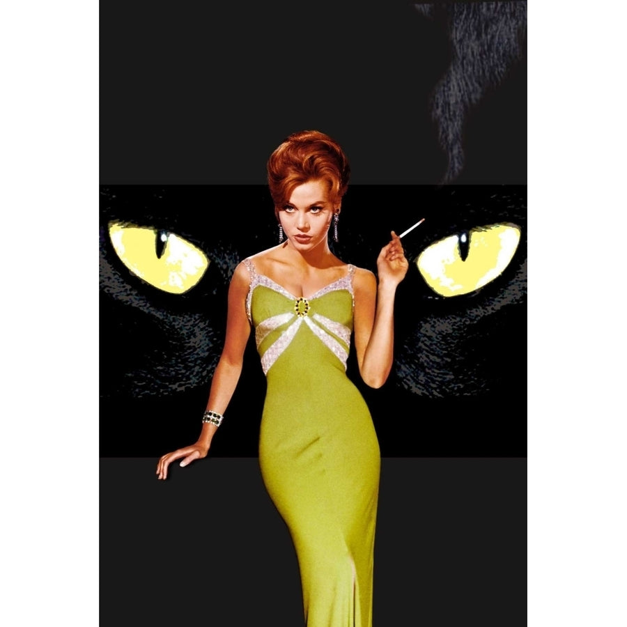 Jane Fonda - Green Dress/ Panther Background Photo Print (8 x 10) - Item DAP18543 Image 1