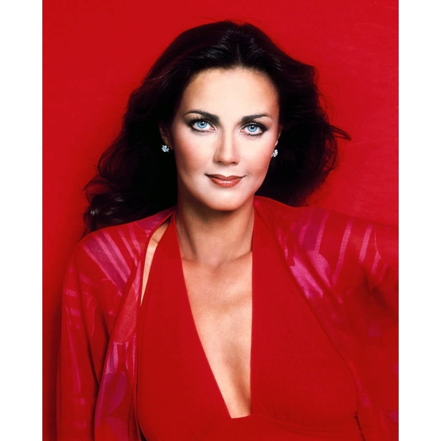 Lynda Carter - Red LowCut Headshot Photo Print (8 x 10) - Item DAP18752 Image 1