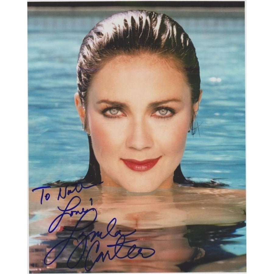 Lynda Carter - Head Above Water Signed Photo Print (8 x 10) - Item DAP18765 Image 1