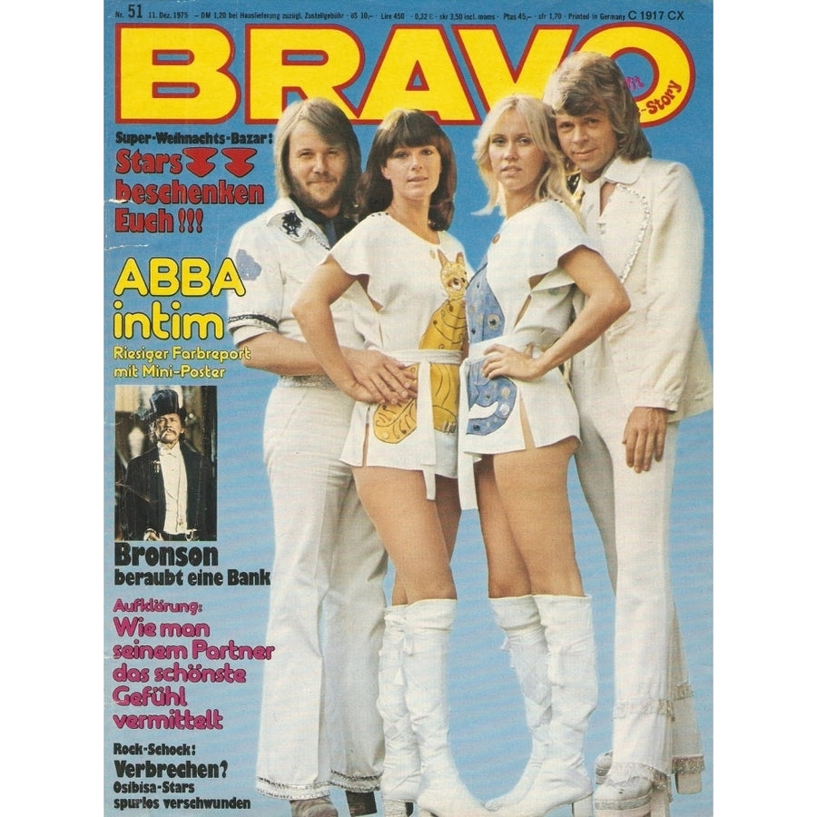 ABBA - Bravo Magazine Group Photo Print (8 x 10) - Item DAP188 Image 1