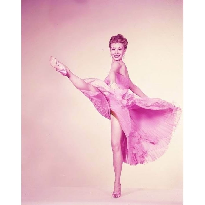 Mitzi Gaynor - Kicking Leg Out Photo Print (8 x 10) - Item DAP18988 Image 1