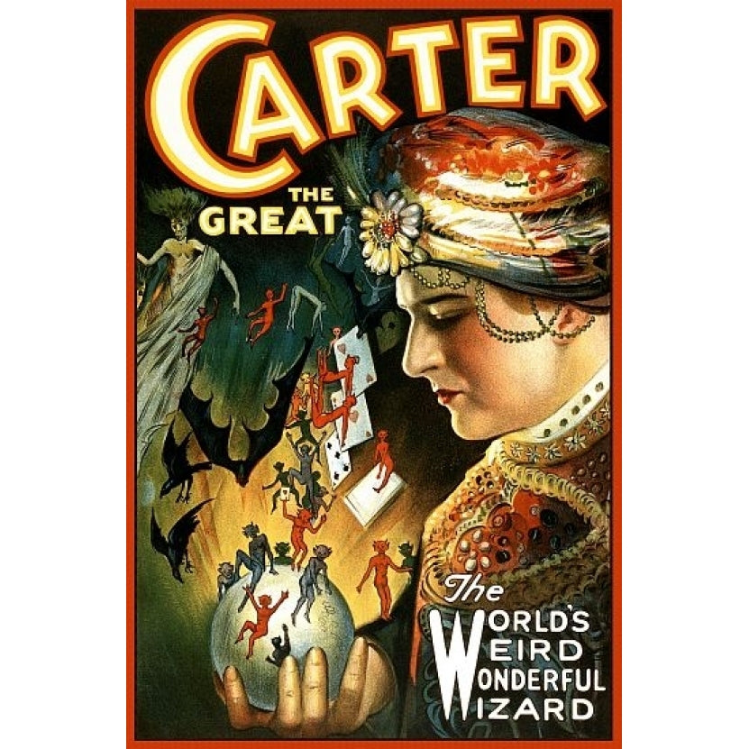 Carter The Great Magician Magic Poster Print (18 x 24) Image 1