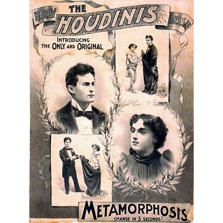 Houdini Metamorphosis Magic Poster Print (18 x 24) Image 1