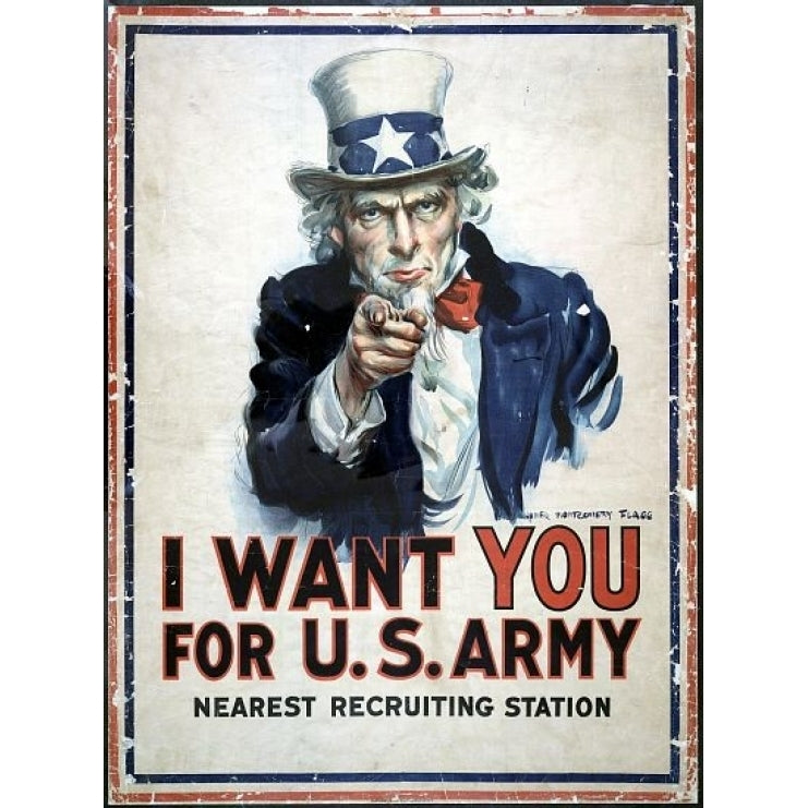 I Want You For U.S. Army Poster Print (18 x 24) Image 1