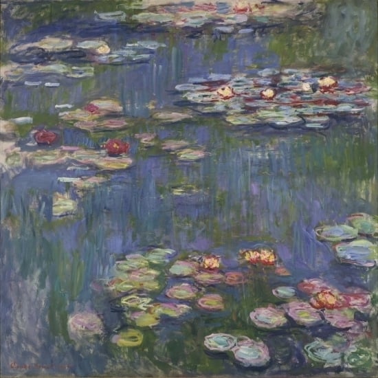 Water Lilies Poster Print by Claude Monet (18 x 24) Image 1