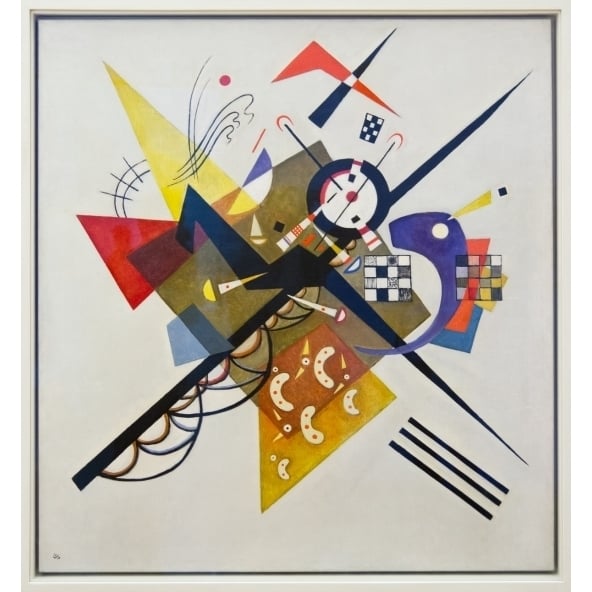 On White II Poster Print by Wassily Kandinsky (18 x 24) Image 1