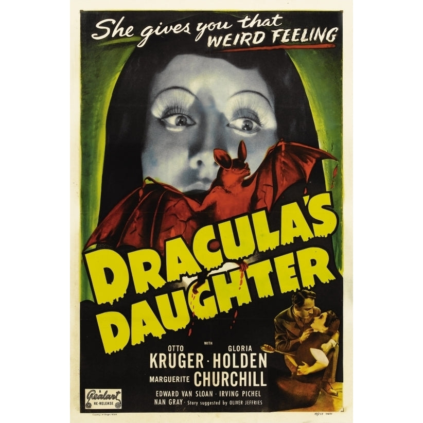 Draculas Daughter Horror Movie 1936 Poster Print (18 x 24) Image 1