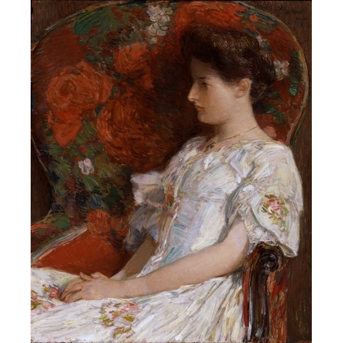 The Victorian Chair Poster Print by Childe Hassam (24 x 36) Image 1