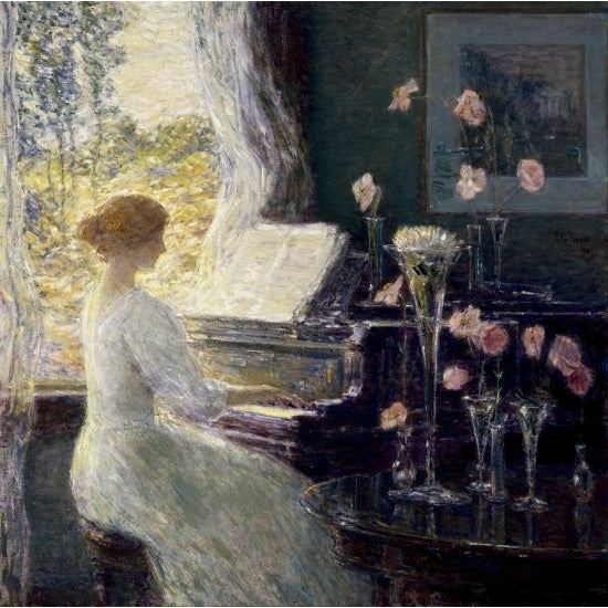 The Sonata Poster Print by Childe Hassam (18 x 24) Image 1