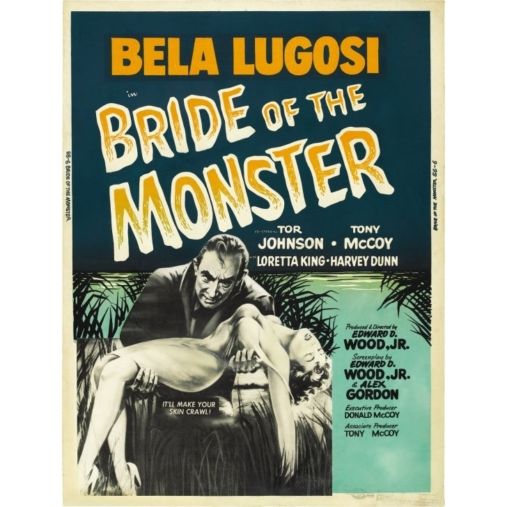 Bride Of The Monster Bela Lugosi Ed Wood Poster Print (18 x 24) Image 1