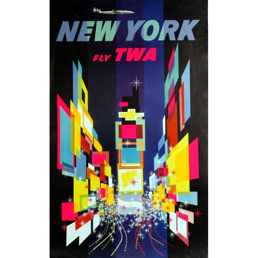 York Fly TWA Poster Print (18 x 24) Image 1