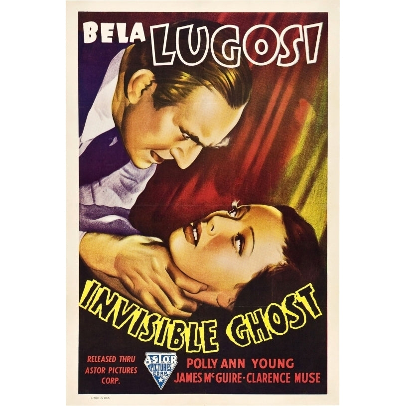 Bela Lugosi Invisible Ghost Movie Poster Print (18 x 24) Image 1