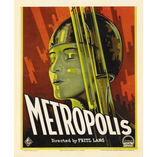 Metropolis Movie Fritz Lang Poster Print (24 x 36) Image 1