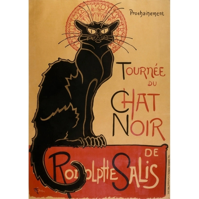 Tournee Du Chat Noir De Rodolphe Salis 1896 Poster Print (18 x 24) Image 1