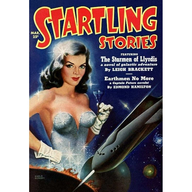 Vintage Sci Fi Startling Stories Mar. 25c Poster Print (24 x 36) Image 1