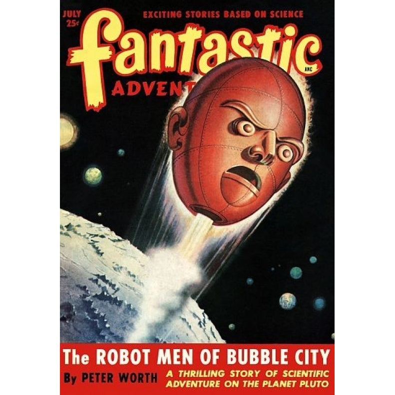 Vintage Sci Fi The Robot Men Of Bubble City Poster Print (24 x 36) Image 1