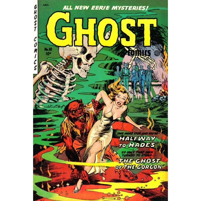 Ghost Comics No 10 Pulp Book Cover Poster Print (18 x 24) Image 1