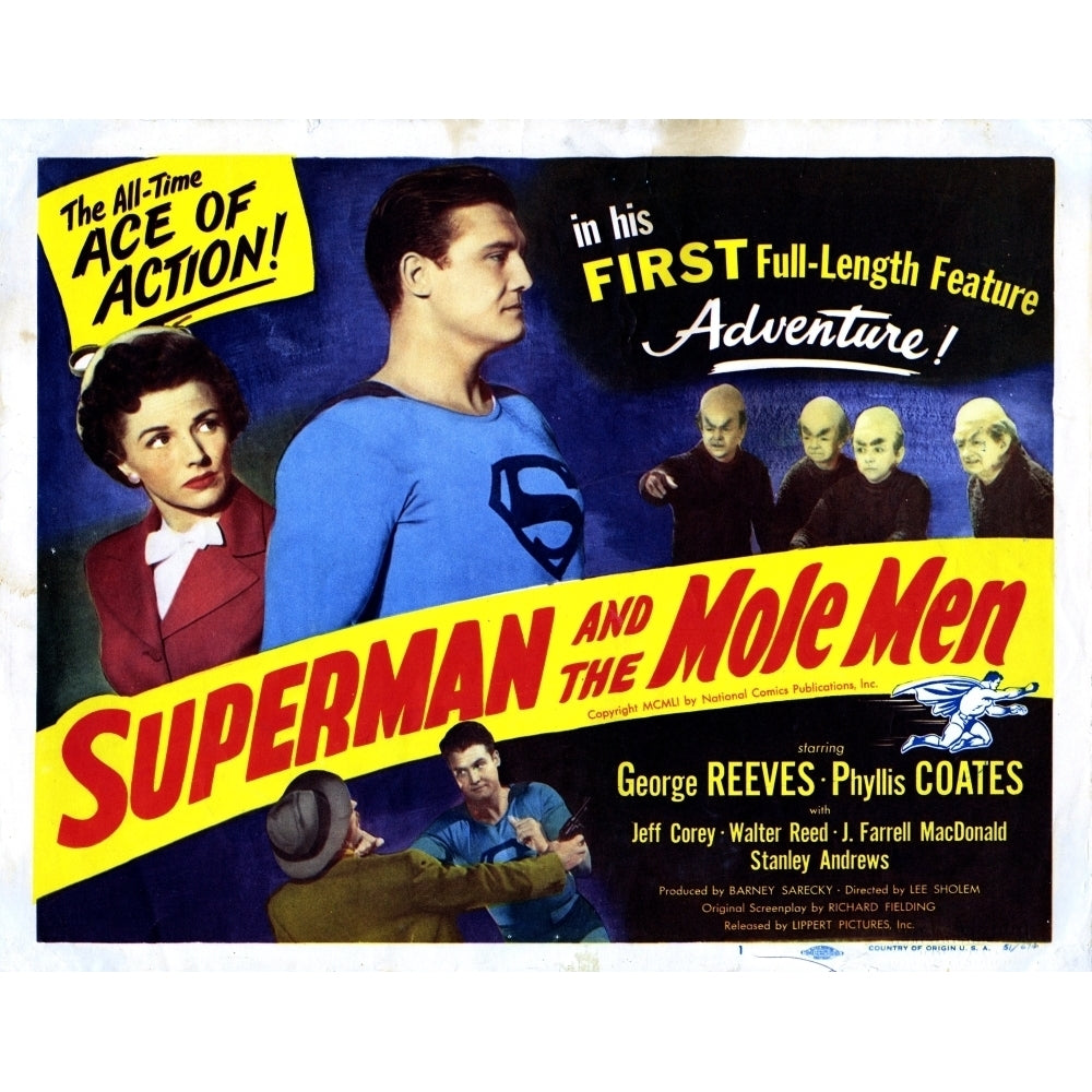 Superman And The Mole Men Movie Poster Masterprint (14 x 11) Image 1