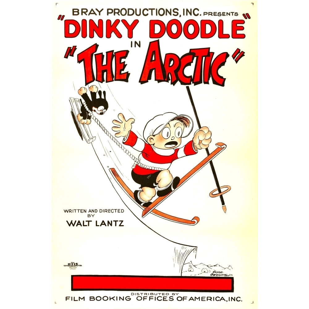 The Arctic (Aka Dinky Doodle In The Arctic) Dinky Doodle (Right) 1926. Movie Poster Masterprint (11 x 17) Image 1