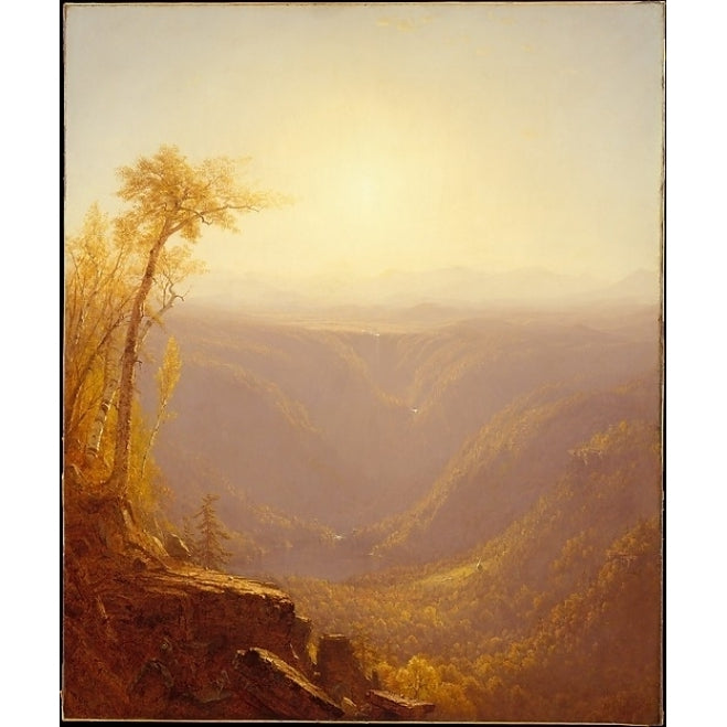 A Gorge in the Mountains (Kauterskill Clove) Poster Print by Sanford Robinson Gifford (1823 ??1880) (18 x 24) Image 1