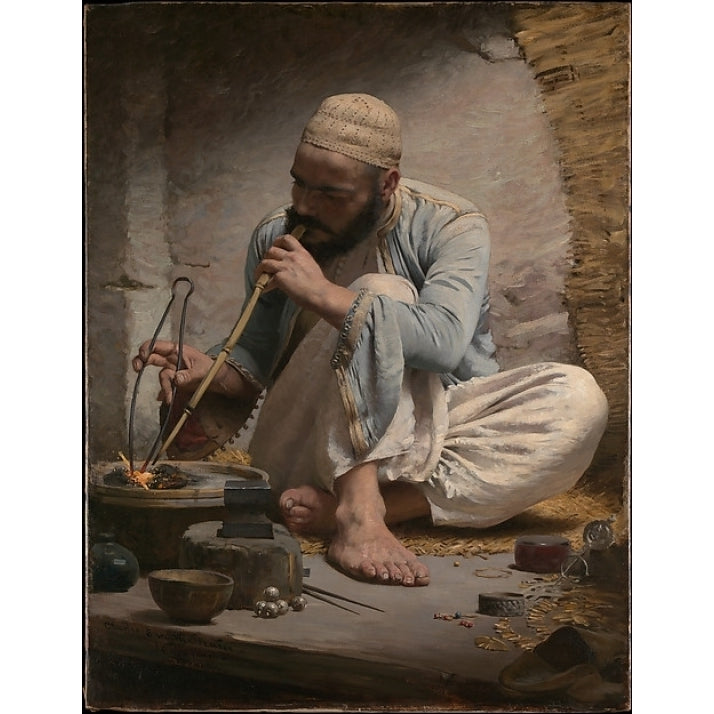 The Arab Jeweler Poster Print by Charles Sprague Pearce (1851 ??1914) (18 x 24) Image 1