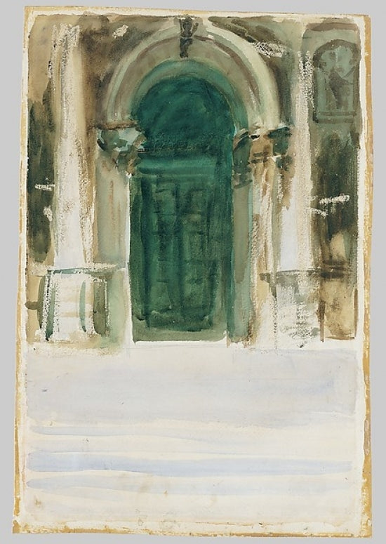 Green Door Santa Maria della Salute Poster Print by John Singer Sargent (American Florence 1856??1925 London) (18 x 24) Image 1