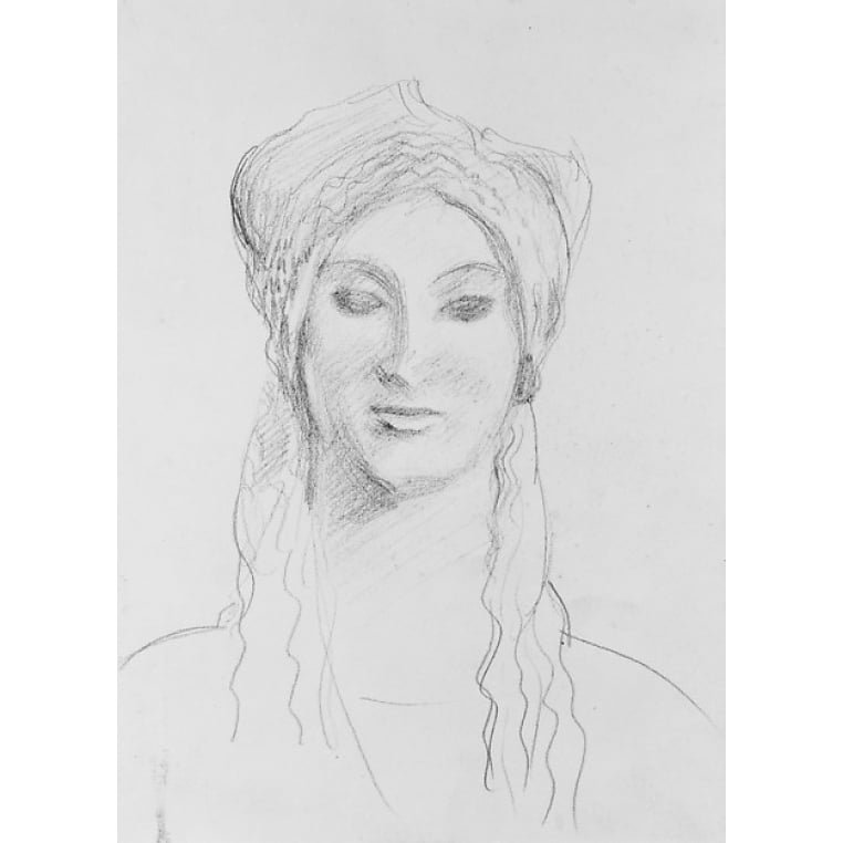 Kore 674 Acropolis Museum Athens Poster Print by John Singer Sargent (American Florence 1856 ??1925 London) (18 x 24) Image 1