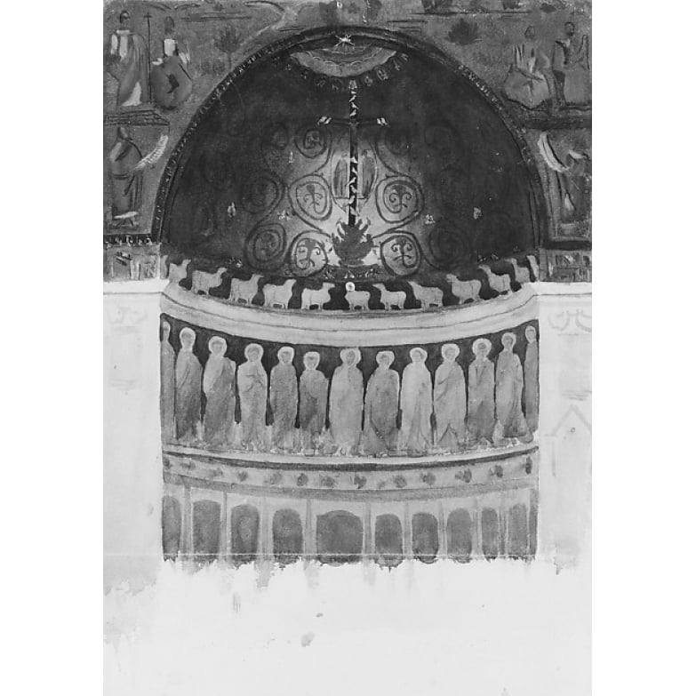 Apse Mosaic San Clemente Rome Poster Print by John Singer Sargent (American Florence 1856 ??1925 London) (18 x 24) Image 1