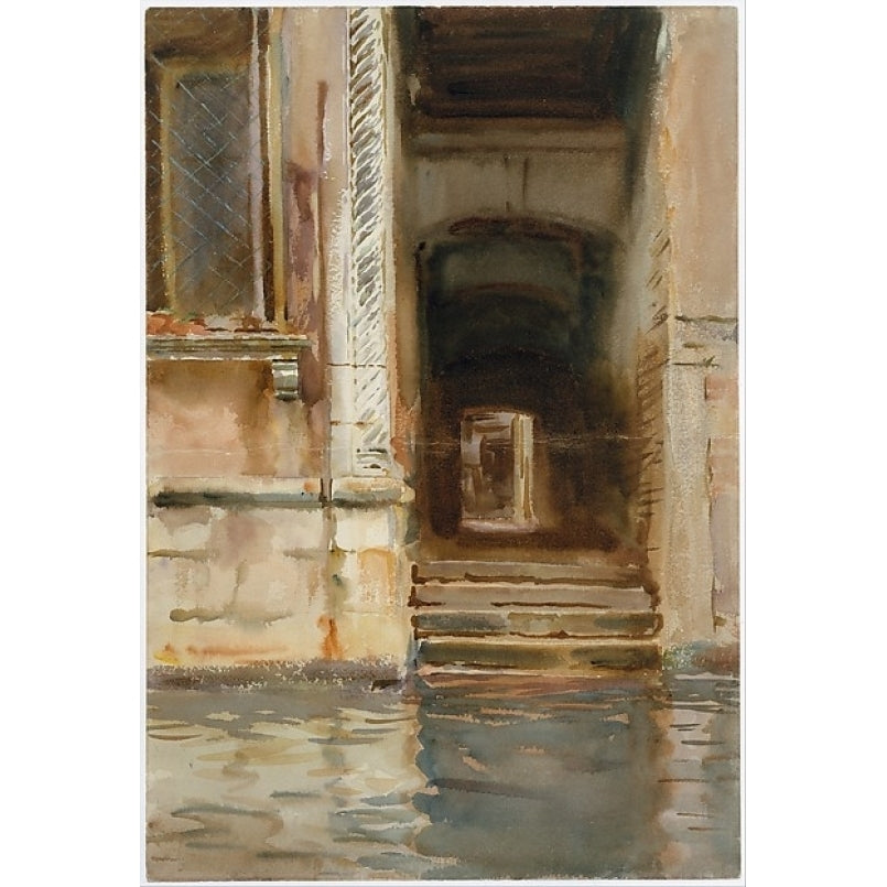 Venetian Passageway Poster Print by John Singer Sargent (American Florence 1856 ??1925 London) (18 x 24) Image 1