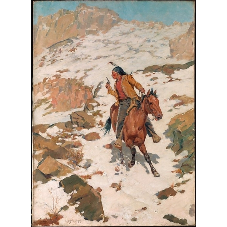 In Hot Pursuit Poster Print by Charles Schreyvogel (1861 ??1912) (18 x 24) Image 1