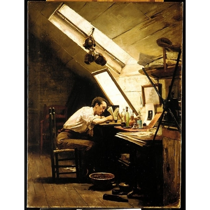 The Etcher Poster Print by Stacy Tolman (1860 ??1935) (18 x 24) Image 1