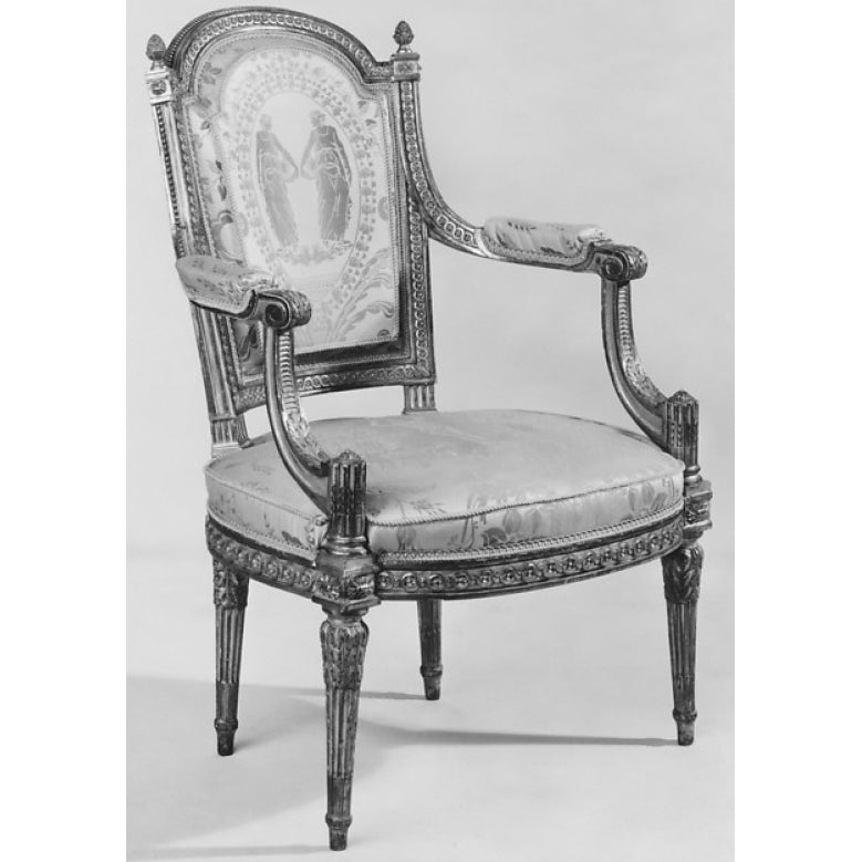 Armchair (fauteuil en cabriolet) (one of a pair) (part of a set) Poster Print by Jean-Baptiste-Bernard Demay (18 x 24) Image 1