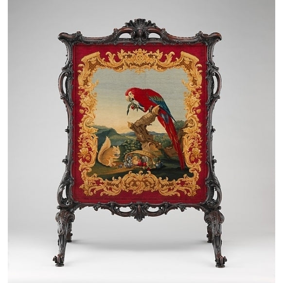 Cheval fire screen Poster Print by Panel attributed to Thomas Moore (18 x 24) Image 1