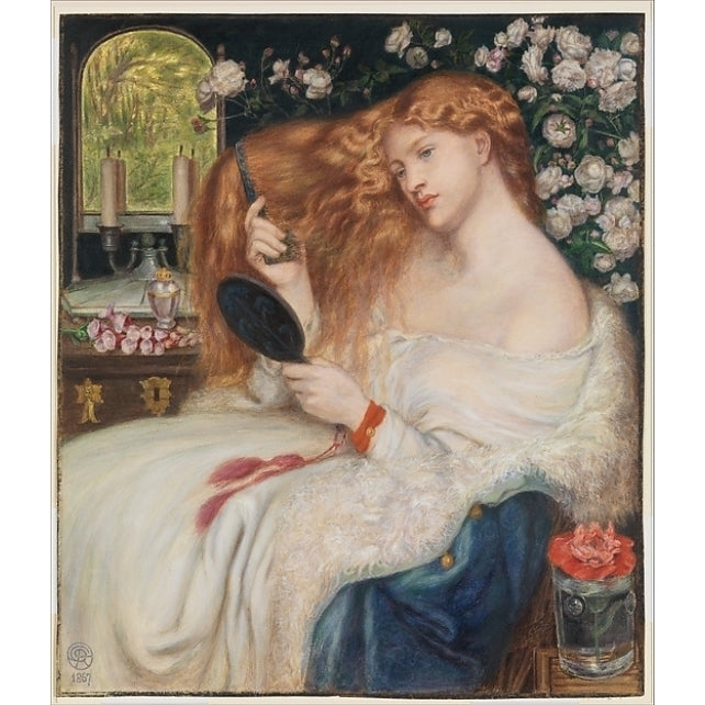 Lady Lilith Poster Print by Dante Gabriel Rossetti (British London 1828 ??1882 Birchington-on-Sea) (18 x 24) Image 1