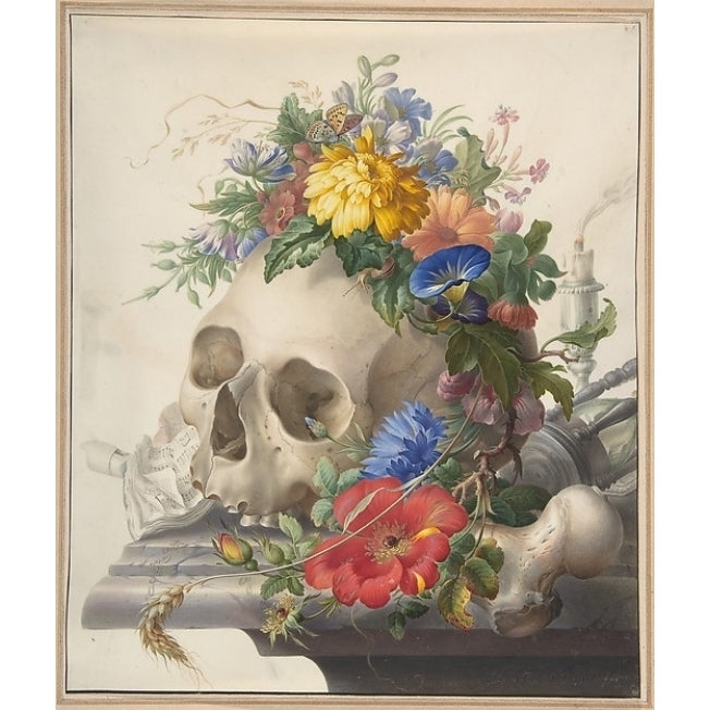 Vanitas Still Life Poster Print by Herman Henstenburgh (18 x 24) Image 1