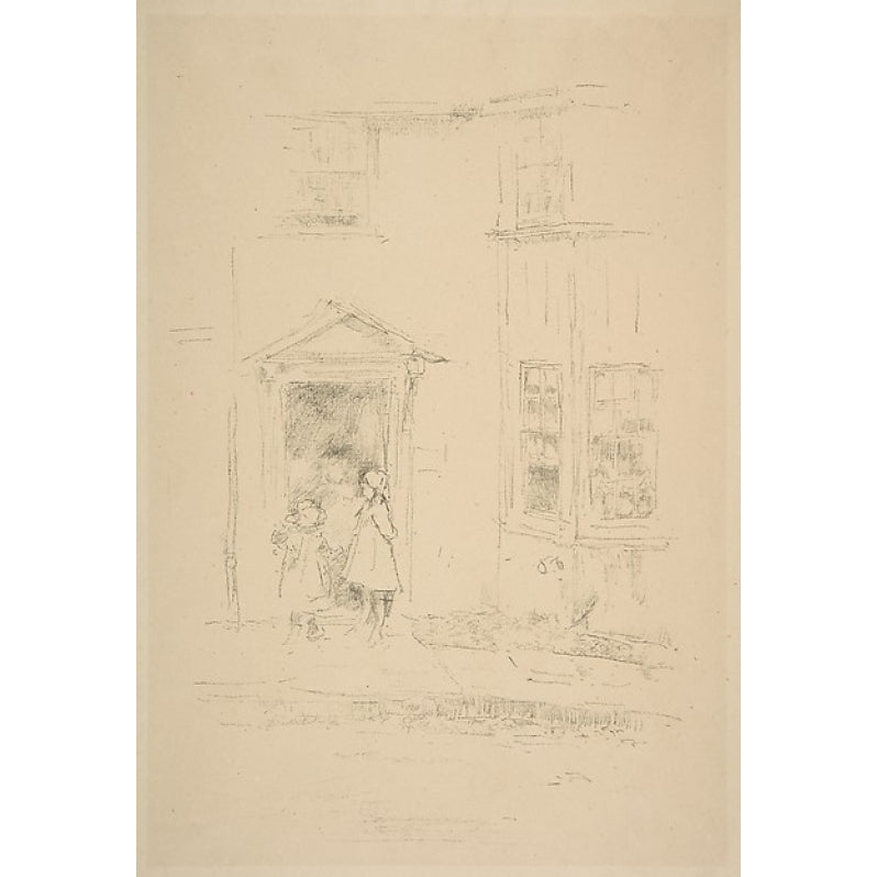 Little Doorway Lyme Regis Poster Print by James McNeill Whistler (American Lowell Massachusetts 1834??1903 London) (18 Image 1