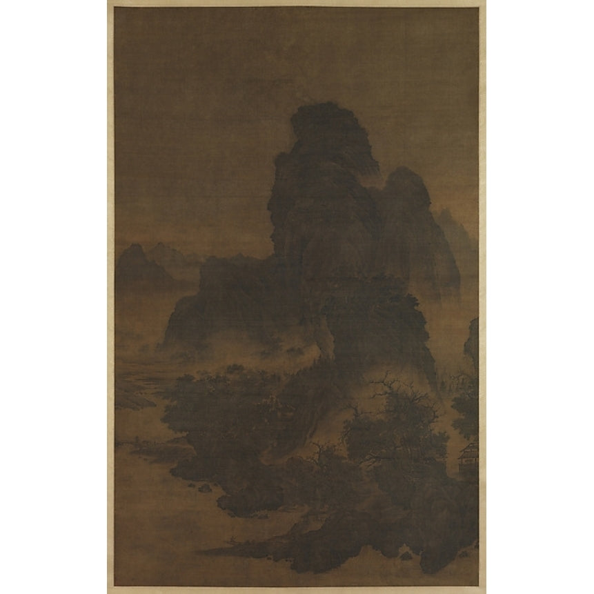 Landscape in the style of Fan Kuan Poster Print by Unidentified Artist Chinese active 12th century (18 x Image 1