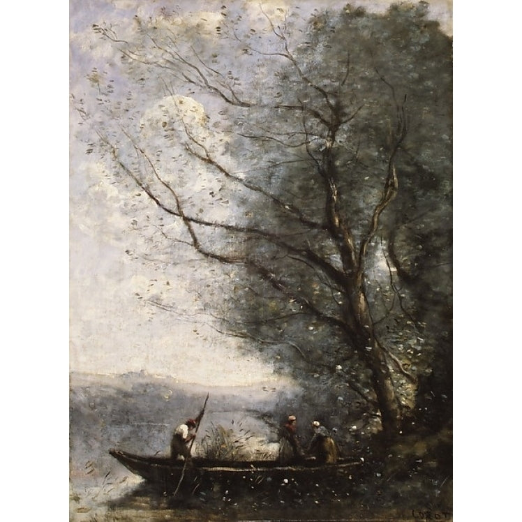 The Ferryman Poster Print by Camille Corot (French Paris 1796 ??1875 Paris ) (18 x 24) Image 1