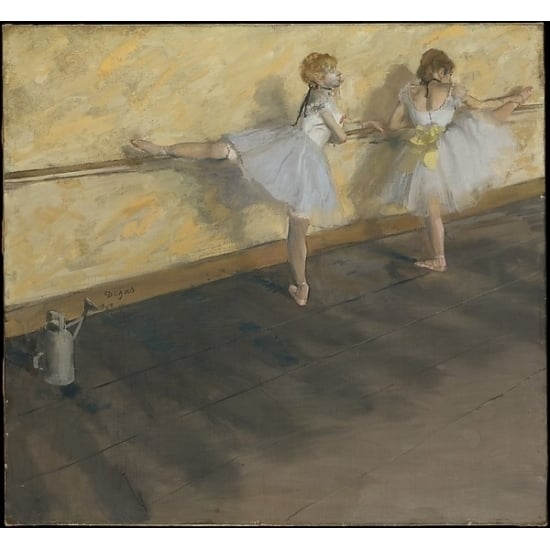 Dancers Practicing at the Barre Poster Print by Edgar Degas (French Paris 1834 ??1917 Paris) (18 x 24) Image 1