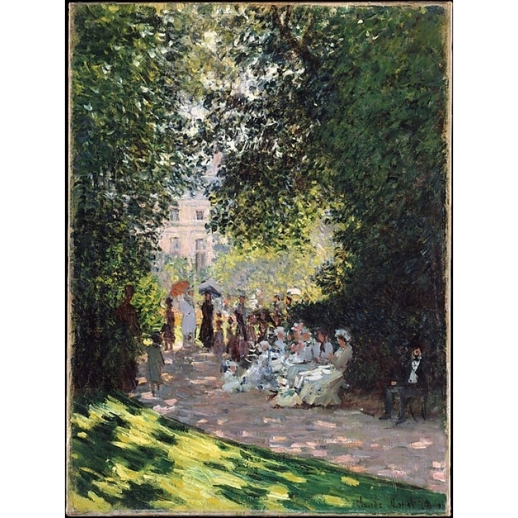 The Parc Monceau Poster Print by Claude Monet (French Paris 1840 ??1926 Giverny) (18 x 24) Image 1