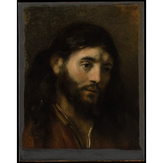 Head of Christ Poster Print by Style of Rembrandt (Dutch 1650s) (18 x 24) Image 1