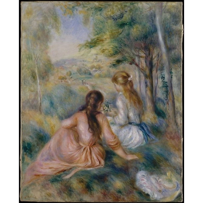 In the Meadow Poster Print by Auguste Renoir (French Limoges 1841 ??1919 Cagnes-sur-Mer) (18 x 24) Image 1