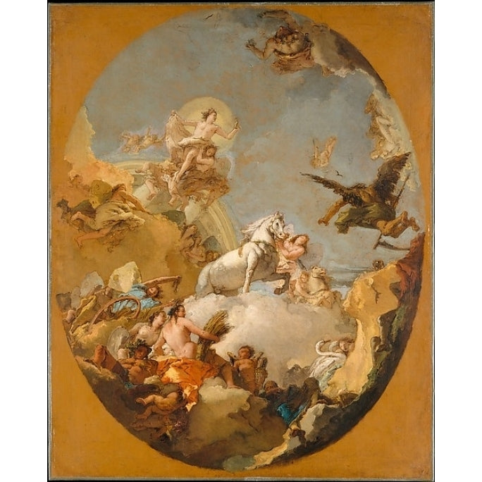 The Chariot of Aurora Poster Print by Giovanni Battista Tiepolo (Italian Venice 1696 ??1770 Madrid) (18 x 24) Image 1