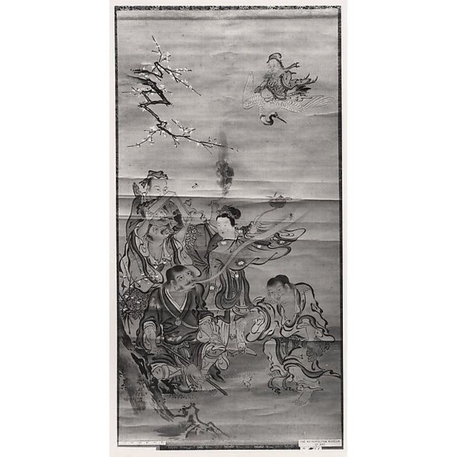 Eight Daoist Immortals Poster Print by Tanshin Morimasa (Japanese 1653 ??1718) (18 x 24) Image 1