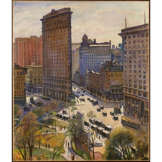 The Flatiron Building Poster Print by Samuel Halpert (American Bialystok Russia 1884??1930 Detroit Michigan) (18 x 24) Image 1