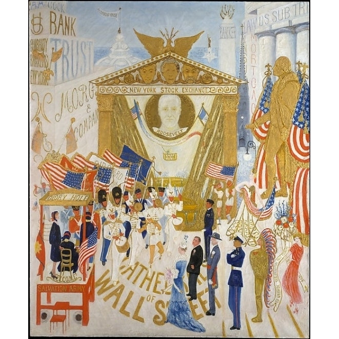 The Cathedrals of Wall Street Poster Print by Florine Stettheimer (American Rochester York 1871 ??1944 York Image 1